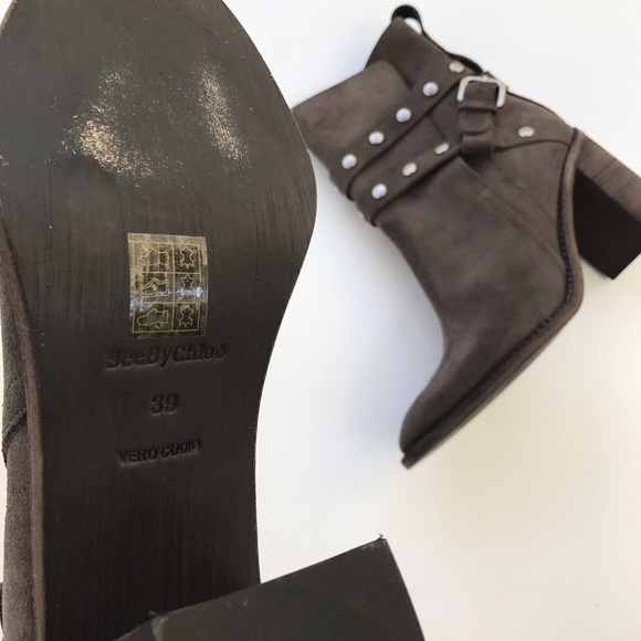 Chloe Studded Ankle Boots 39 - Picture 5 of 6